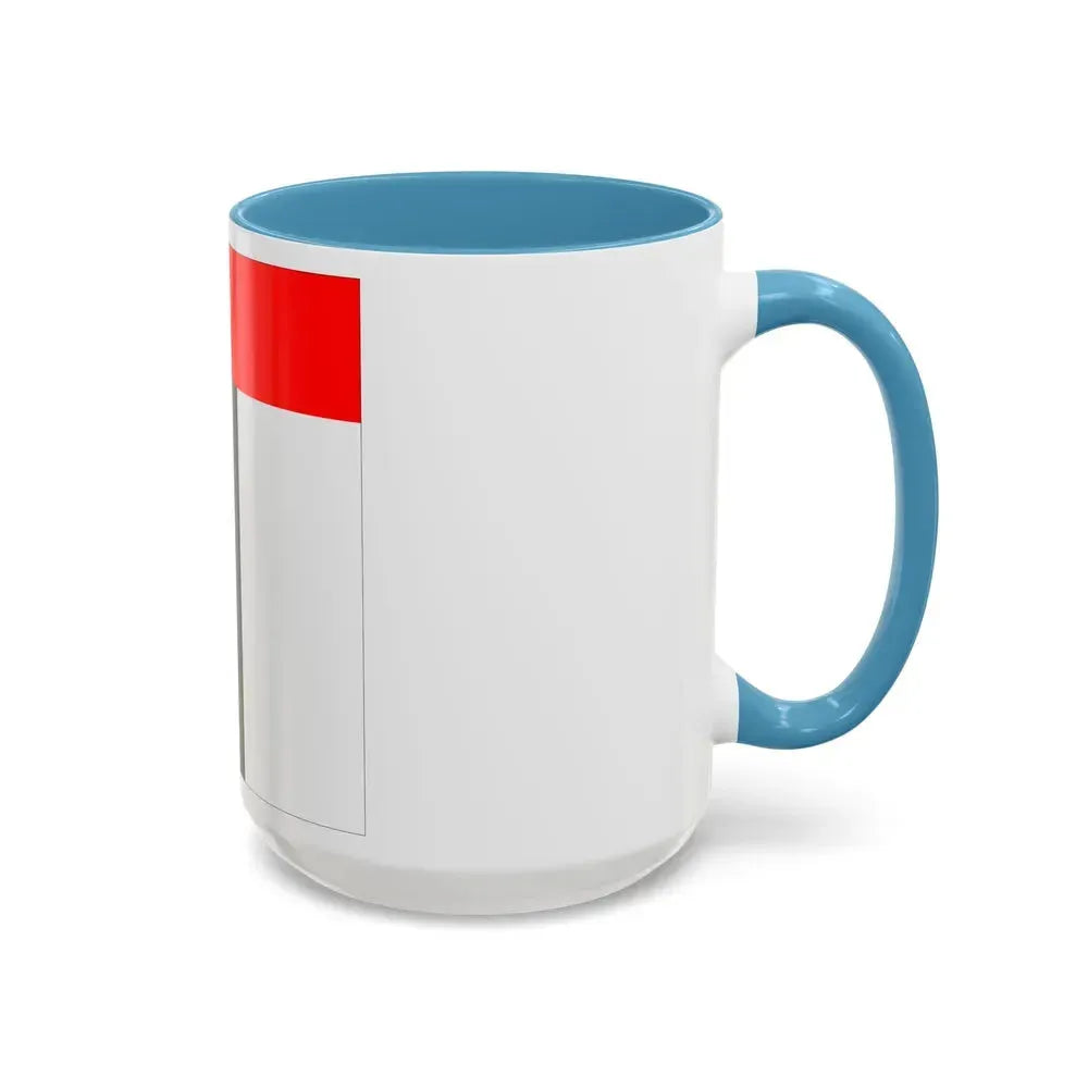 Flag of Baden Switzerland - Accent Coffee Mug - Go Mug Yourself