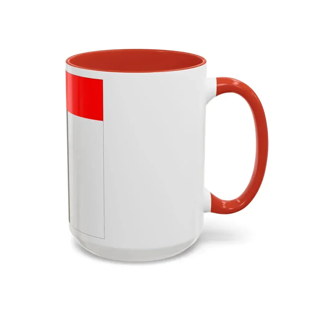 Flag of Baden Switzerland - Accent Coffee Mug - Go Mug Yourself