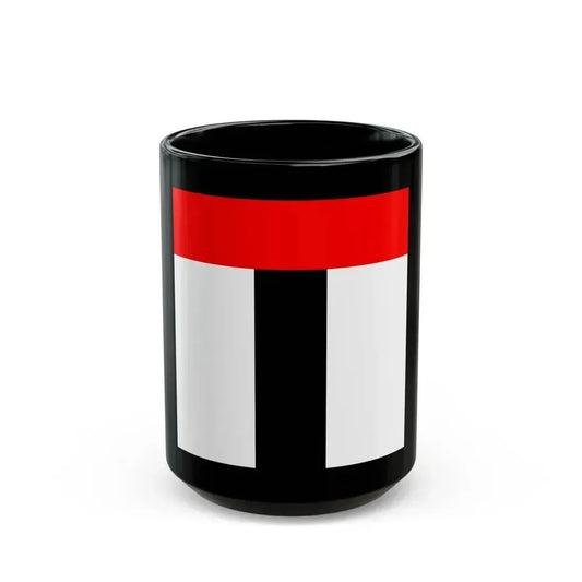 Flag of Baden Switzerland - Black Coffee Mug 15oz - Go Mug Yourself