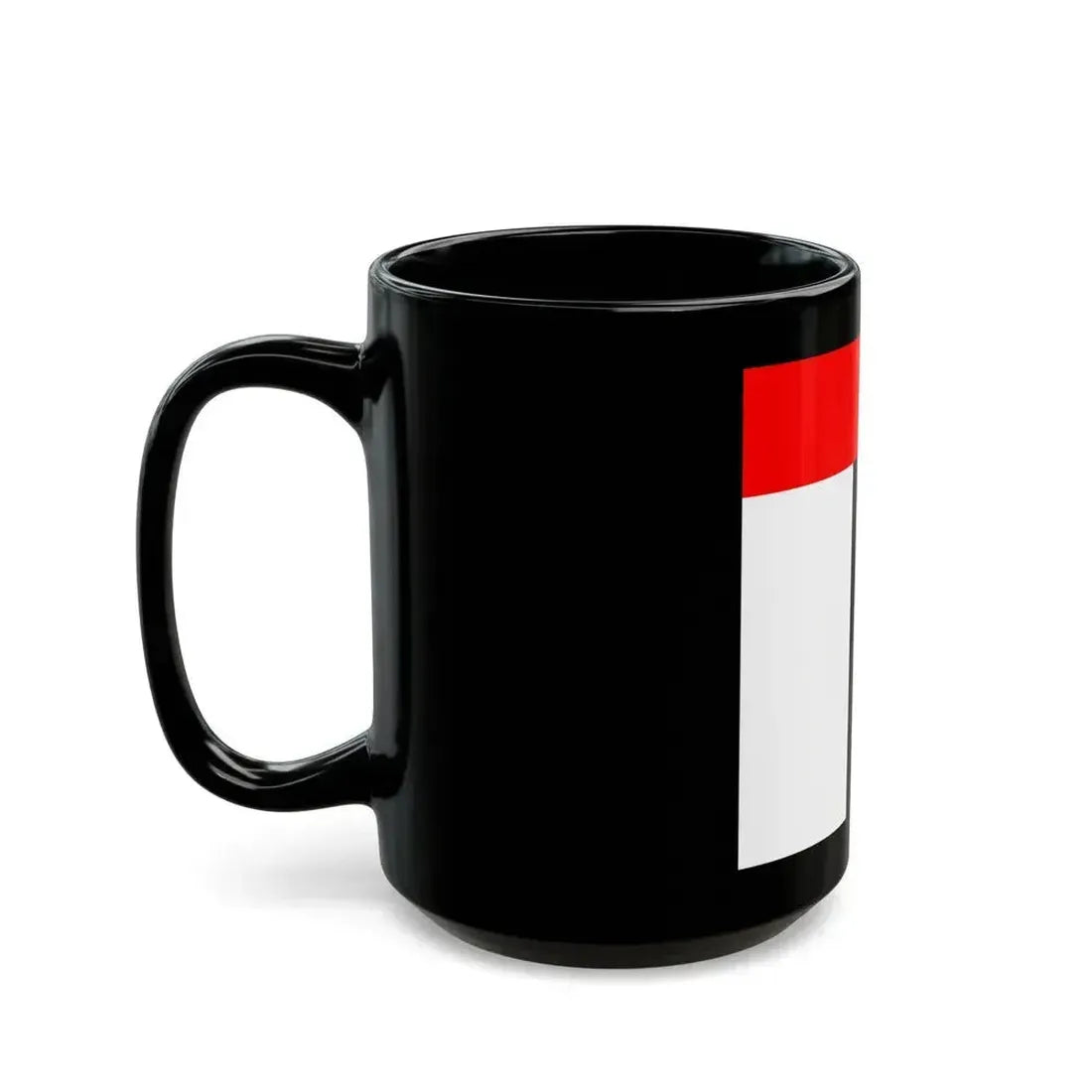Flag of Baden Switzerland - Black Coffee Mug - Go Mug Yourself