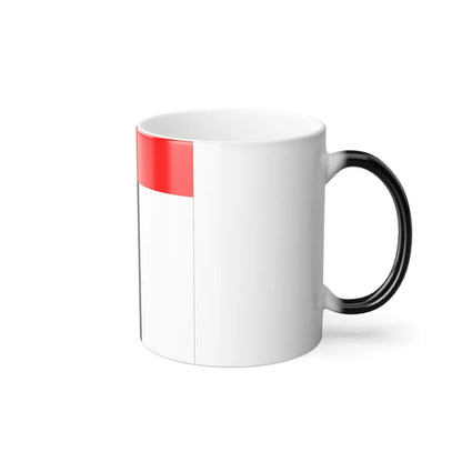 Flag of Baden Switzerland - Color Changing Coffee Mug-Go Mug Yourself