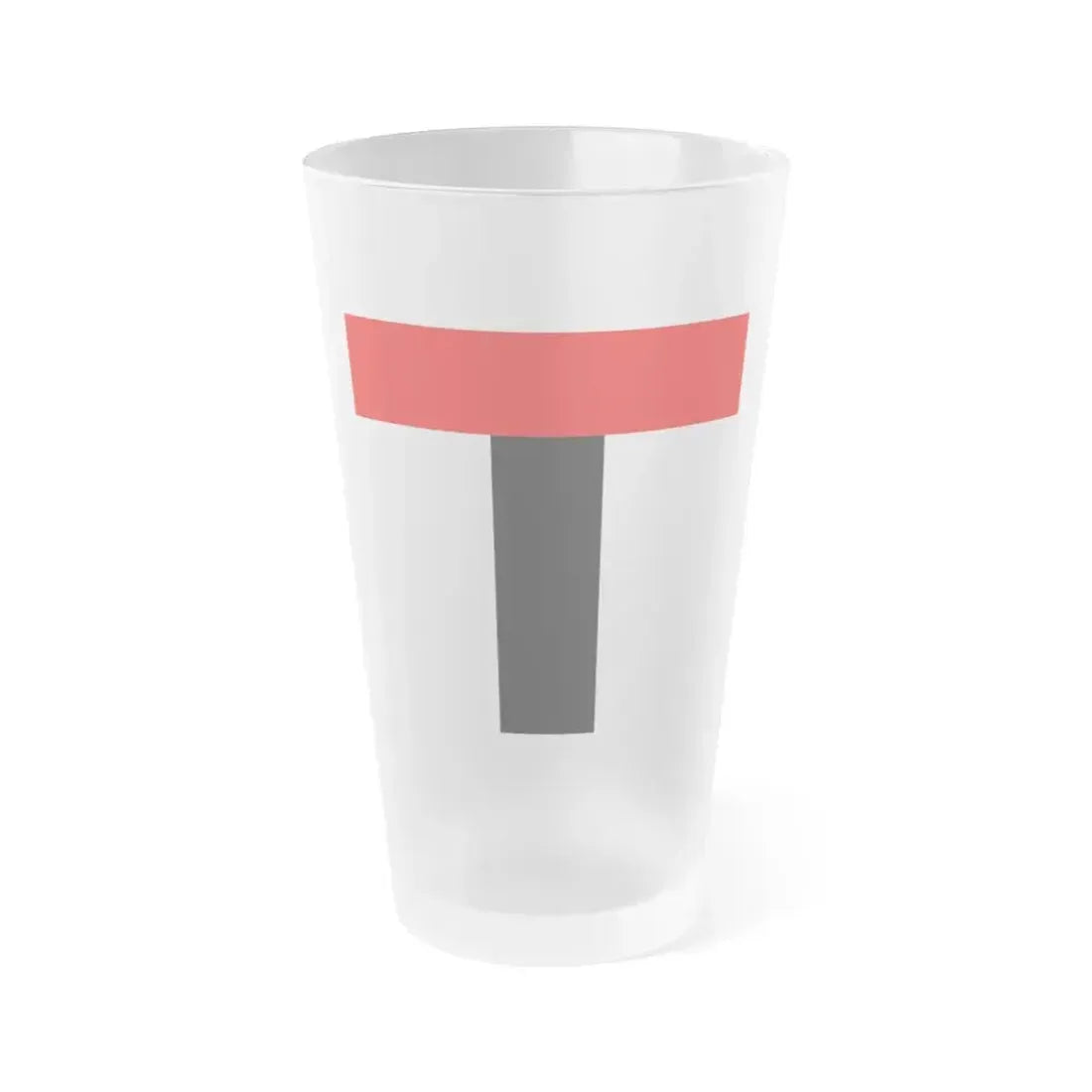 Flag of Baden Switzerland - Frosted Pint Glass 16oz 16oz Frosted - Go Mug Yourself