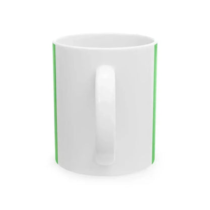 Flag of Bagakhangai district Ulaanbaatar (Mongolia) White Coffee Mug - Go Mug Yourself