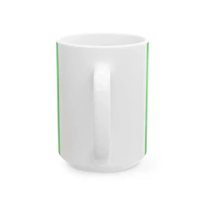 Flag of Bagakhangai district Ulaanbaatar (Mongolia) White Coffee Mug - Go Mug Yourself