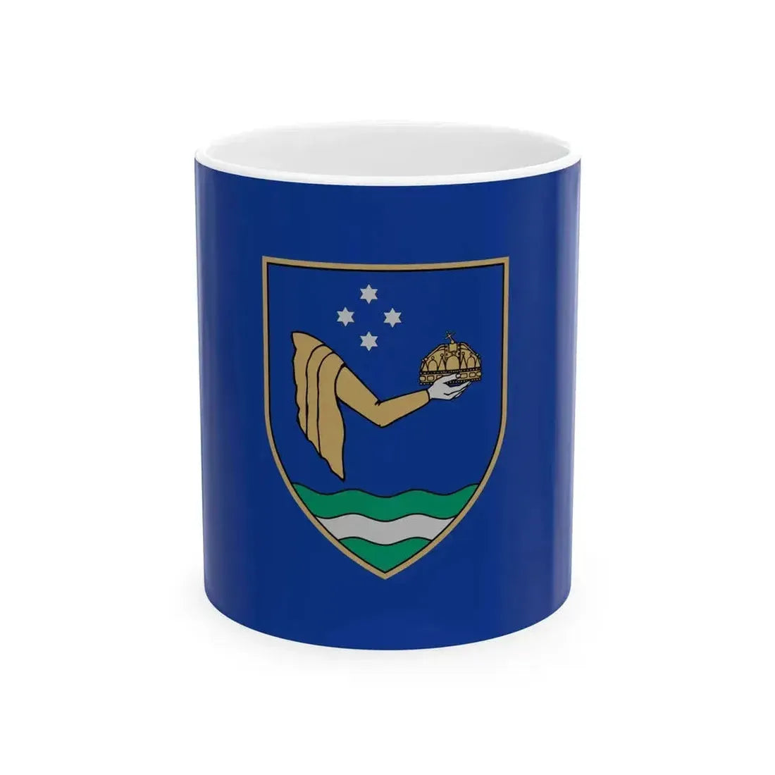 Flag of Bagod (Hungary) White Coffee Mug 11oz - Go Mug Yourself