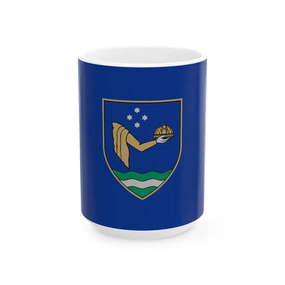 Flag of Bagod (Hungary) White Coffee Mug 15oz - Go Mug Yourself