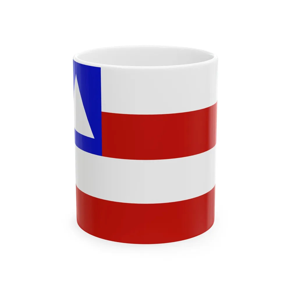 Flag of Bahia Brazil - White Coffee Mug-11oz-Go Mug Yourself