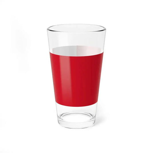 Flag of Bahrain 1820-1932 (Bahrain) Pint Glass 16oz 16oz - Go Mug Yourself