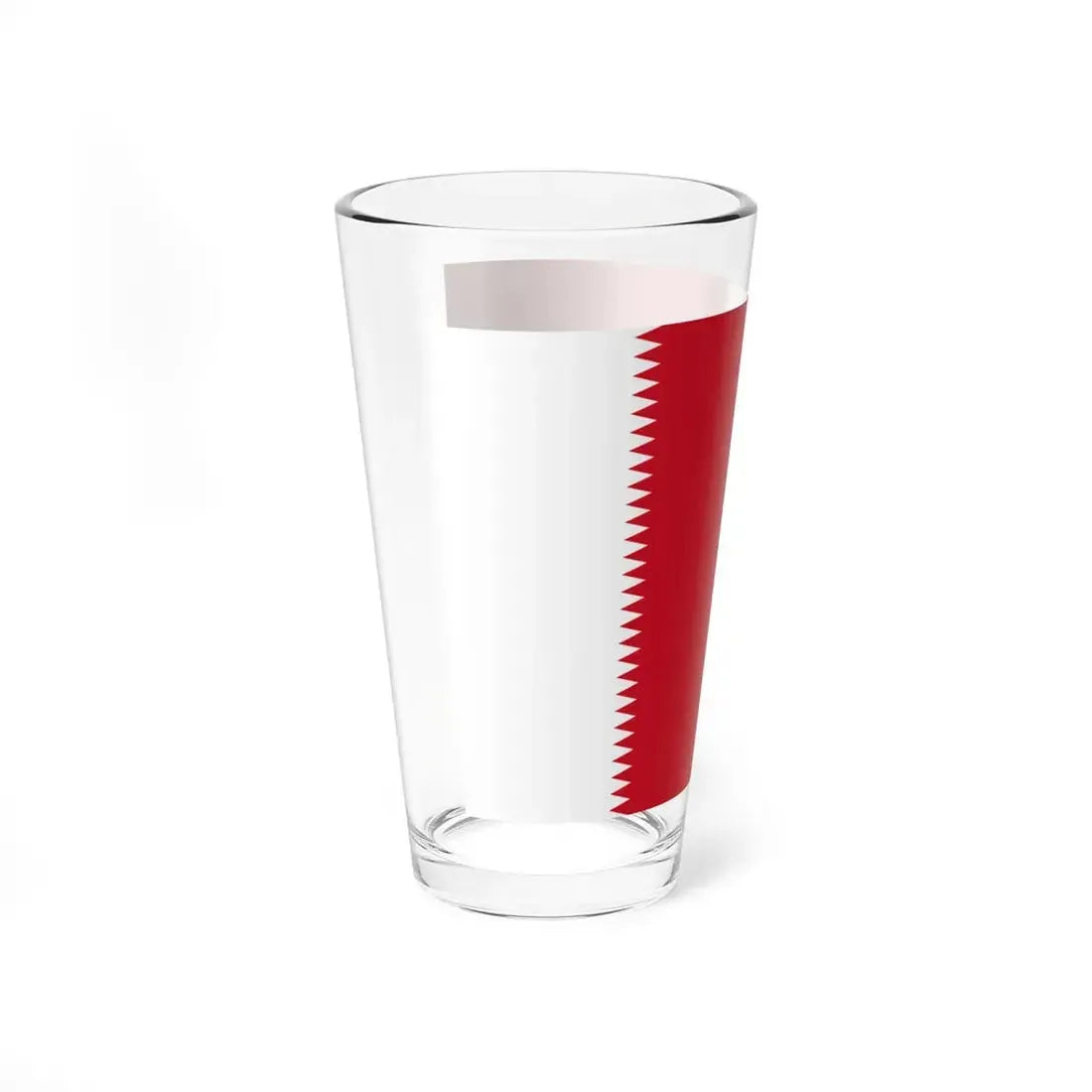 Flag of Bahrain 1932-1972 3-2 (Bahrain) Pint Glass 16oz - Go Mug Yourself