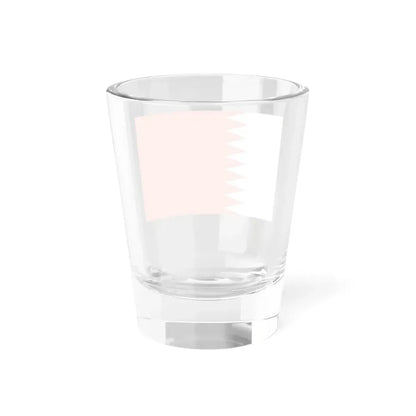 Flag of Bahrain 1972-2002 3-2 (Bahrain) Shot Glass 1.5oz - Go Mug Yourself