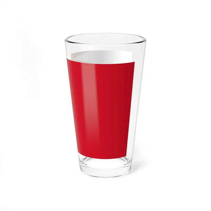 Flag of Bahrain 1972-2002 (Bahrain) Pint Glass 16oz - Go Mug Yourself