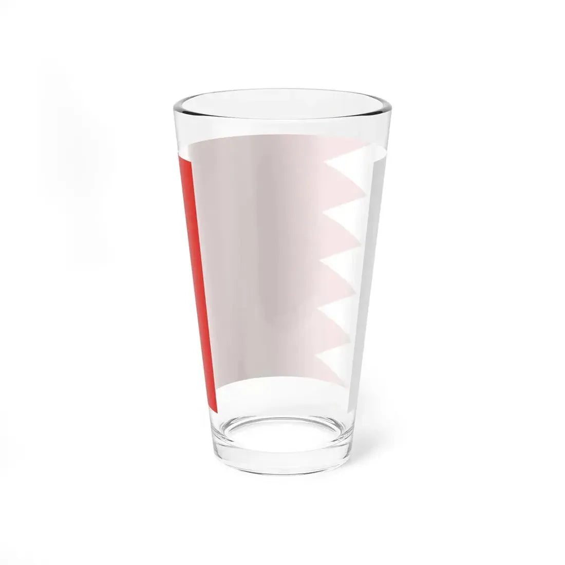 Flag of Bahrain 3-2 (Bahrain) Pint Glass 16oz - Go Mug Yourself