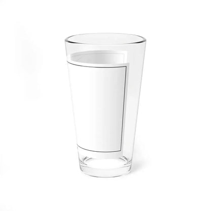 Flag of Bahrain colouring page (Bahrain) Pint Glass 16oz - Go Mug Yourself