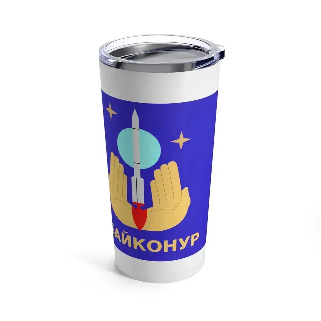 Flag of Baikonur Kazakhstan - Tumbler 20oz - Go Mug Yourself