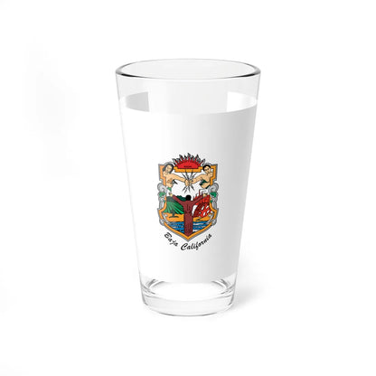 Flag of Baja California (Mexico) Pint Glass 16oz 16oz - Go Mug Yourself
