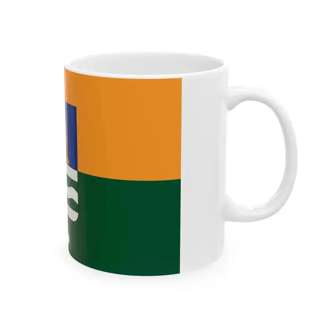 Flag of Bak Hungary (Hungary) White Coffee Mug - Go Mug Yourself