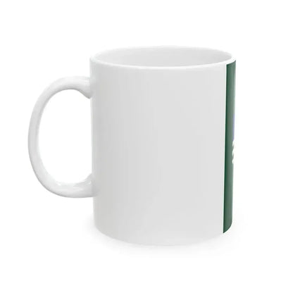 Flag of Bak Hungary vertical (Hungary) White Coffee Mug - Go Mug Yourself