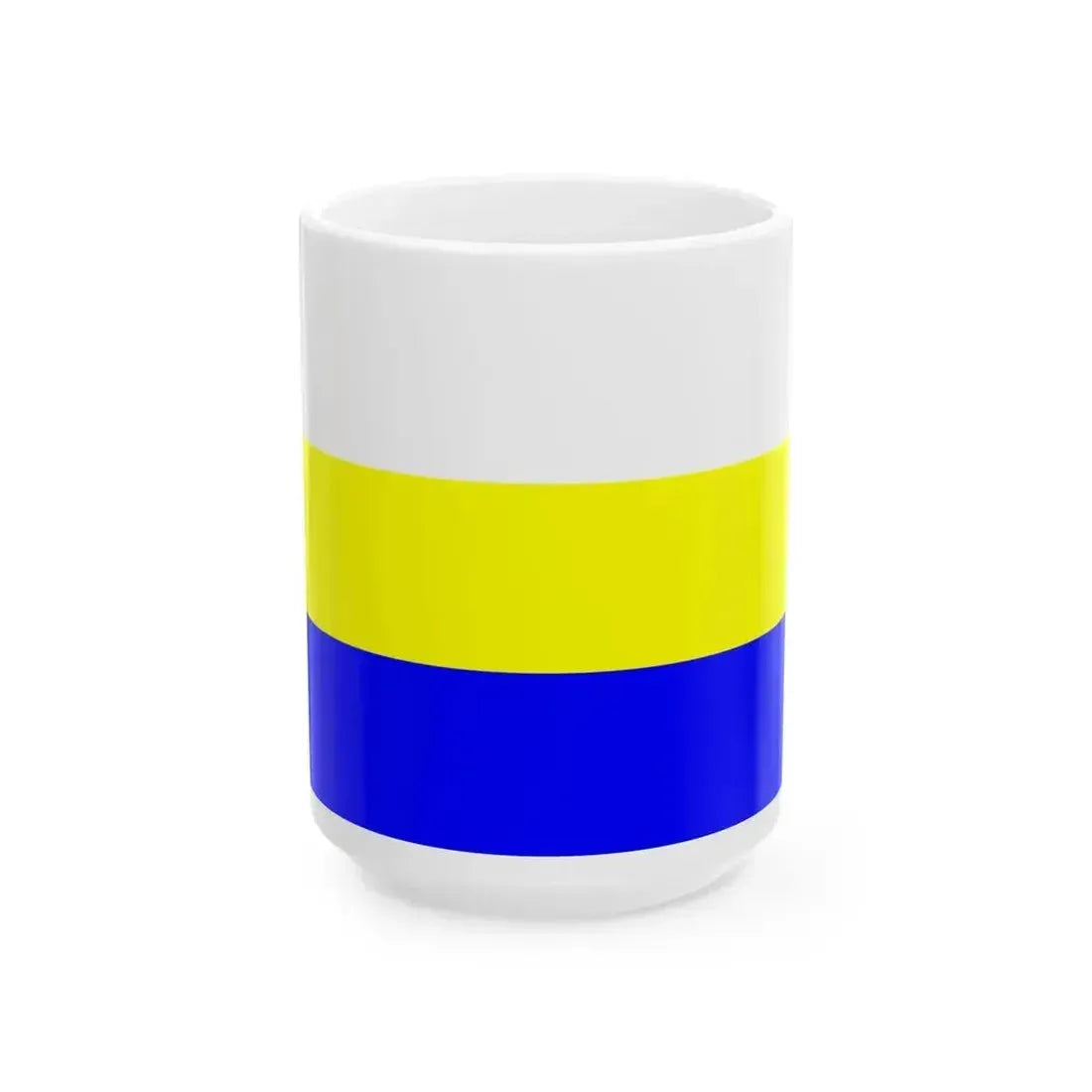 Flag of Bakar (Croatia) White Coffee Mug 15oz - Go Mug Yourself