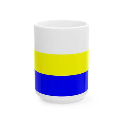 Flag of Bakar (Croatia) White Coffee Mug 15oz - Go Mug Yourself