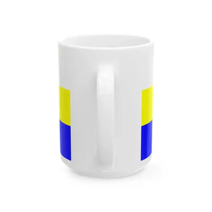 Flag of Bakar (Croatia) White Coffee Mug - Go Mug Yourself