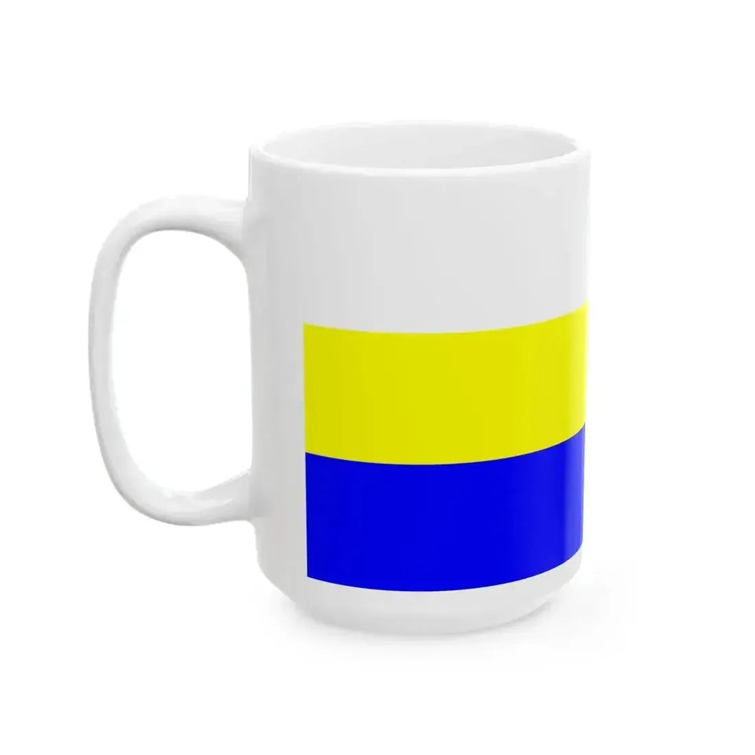Flag of Bakar (Croatia) White Coffee Mug - Go Mug Yourself