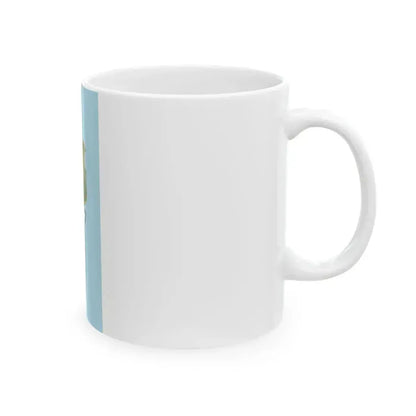Flag of Bakonya vertical (Hungary) White Coffee Mug - Go Mug Yourself