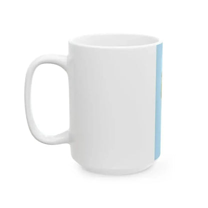 Flag of Bakonya vertical (Hungary) White Coffee Mug - Go Mug Yourself