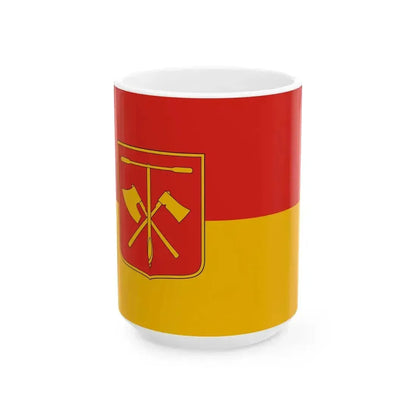 Flag of Bakonybel (Hungary) White Coffee Mug 15oz - Go Mug Yourself