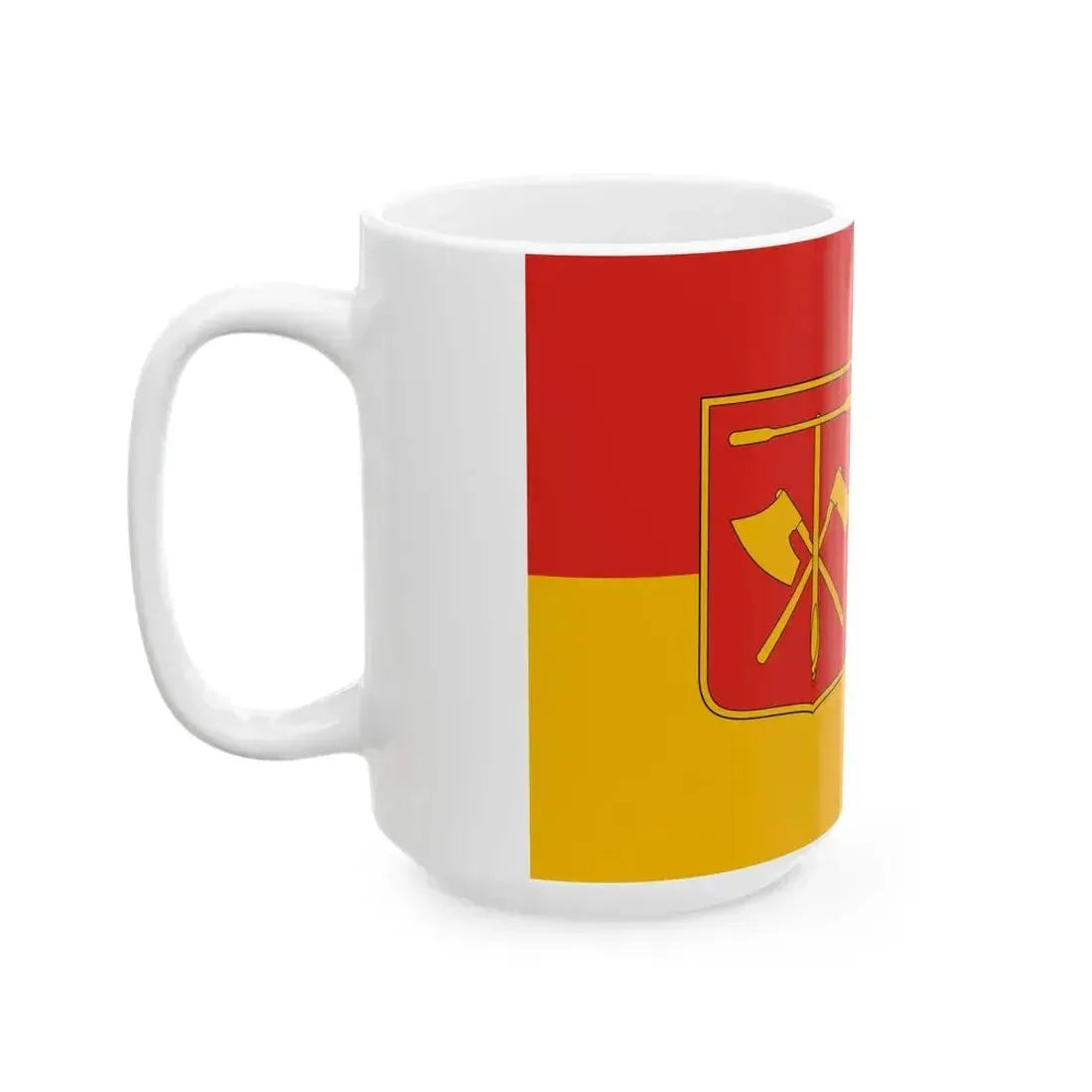 Flag of Bakonybel (Hungary) White Coffee Mug - Go Mug Yourself