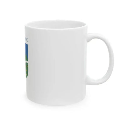 Flag of Bakonycsernye (Hungary) White Coffee Mug - Go Mug Yourself