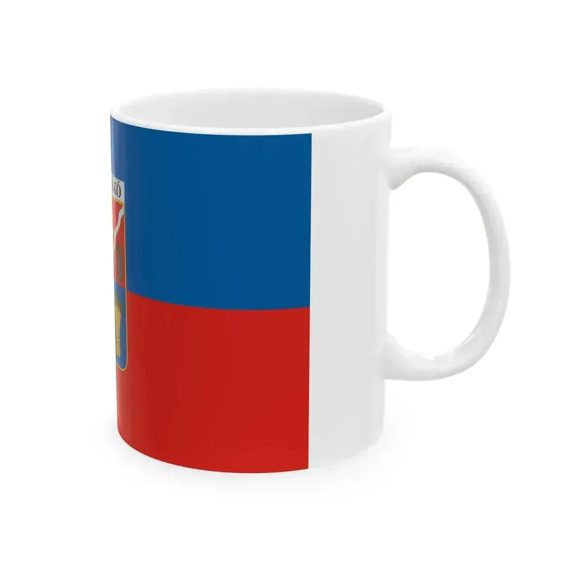 Flag of Bakonyjako (Hungary) White Coffee Mug - Go Mug Yourself