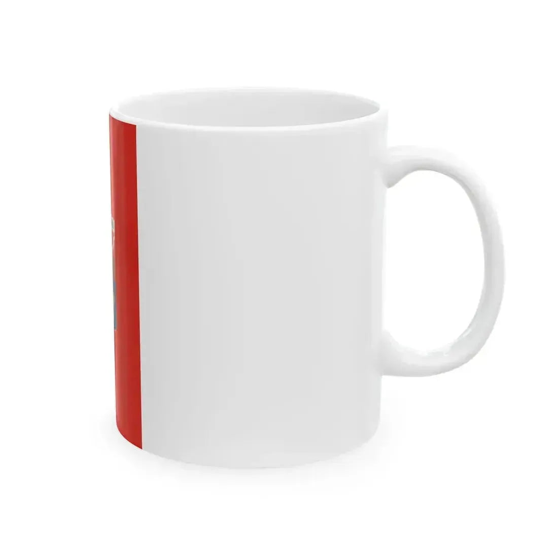 Flag of Bakonyjako vertical (Hungary) White Coffee Mug - Go Mug Yourself