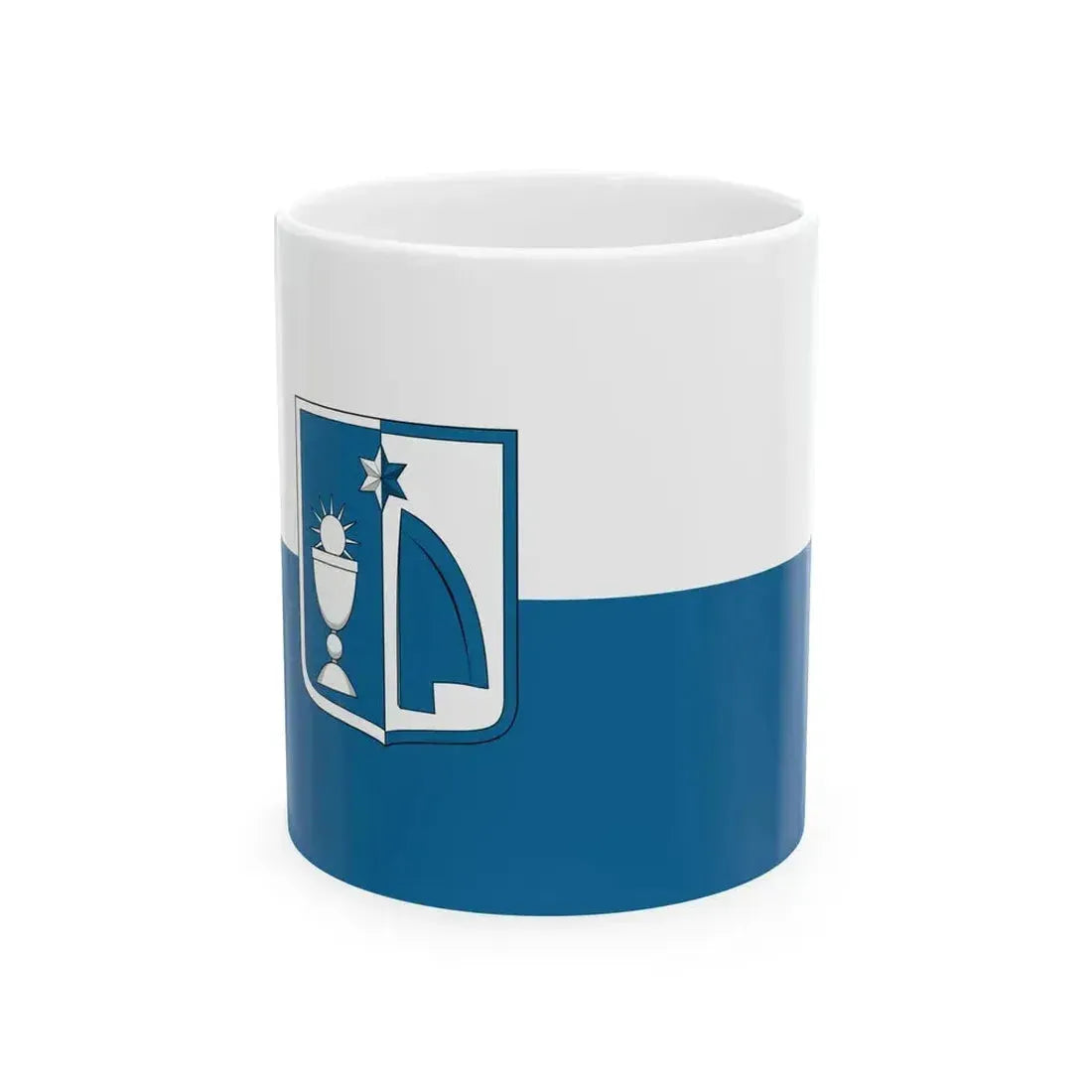 Flag of Bakonykoppany (Hungary) White Coffee Mug 11oz - Go Mug Yourself