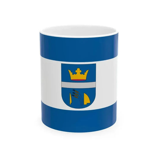 Flag of Bakonyszentivan (Hungary) White Coffee Mug 11oz - Go Mug Yourself