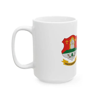 Flag of Bakonyszentkiraly (Hungary) White Coffee Mug - Go Mug Yourself
