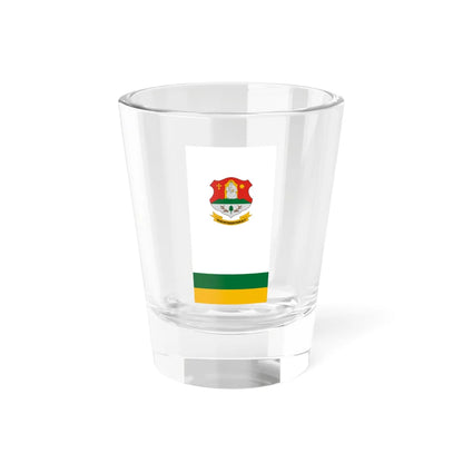 Flag of Bakonyszentkiraly vertical (Hungary) Shot Glass 1.5oz 1.5oz - Go Mug Yourself