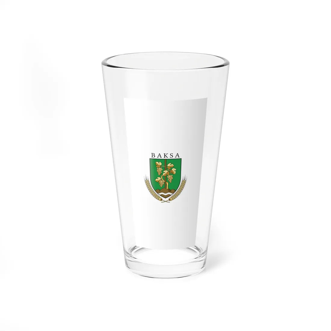 Flag of Baksa Hungary vertical (Hungary) Pint Glass 16oz 16oz - Go Mug Yourself