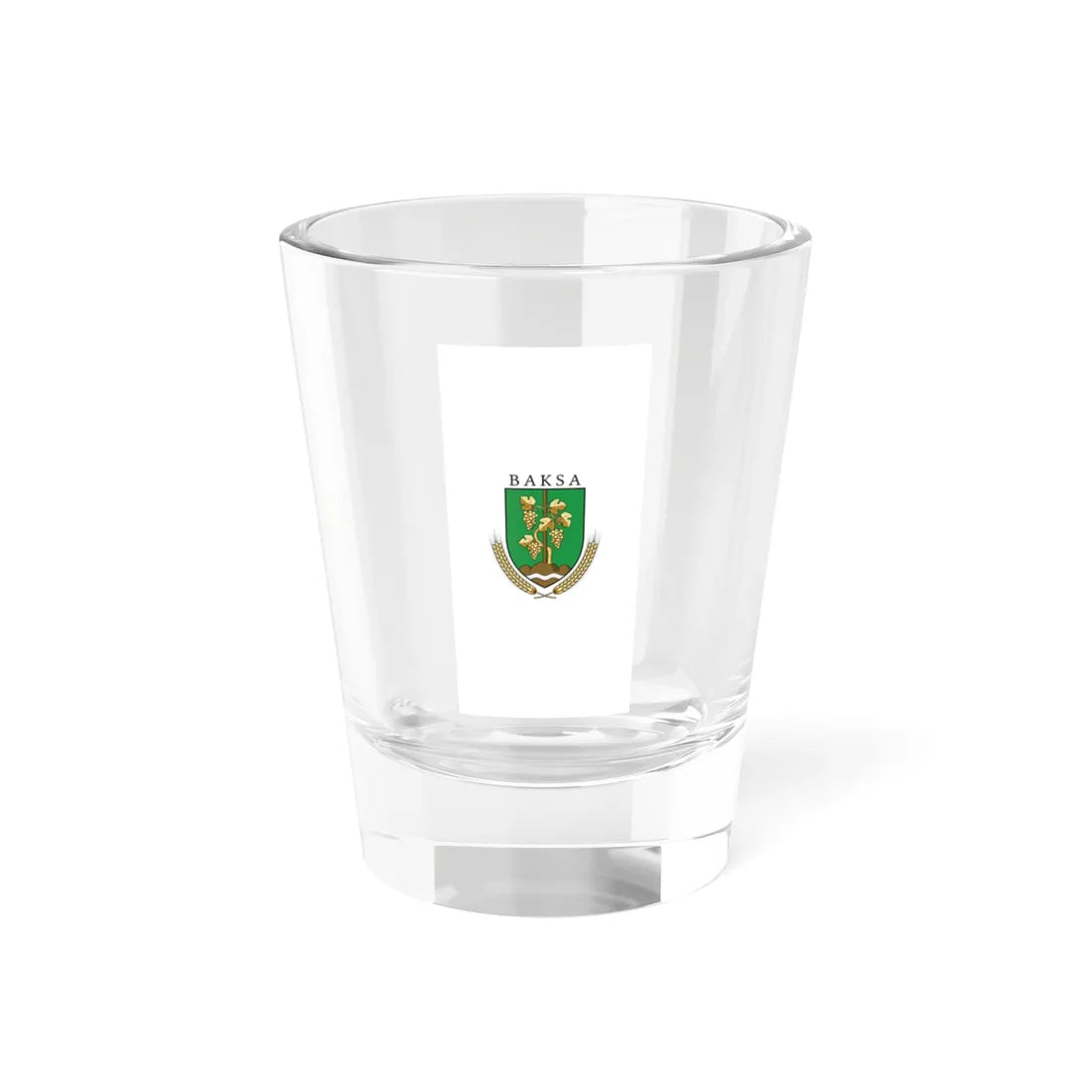 Flag of Baksa Hungary vertical (Hungary) Shot Glass 1.5oz 1.5oz - Go Mug Yourself