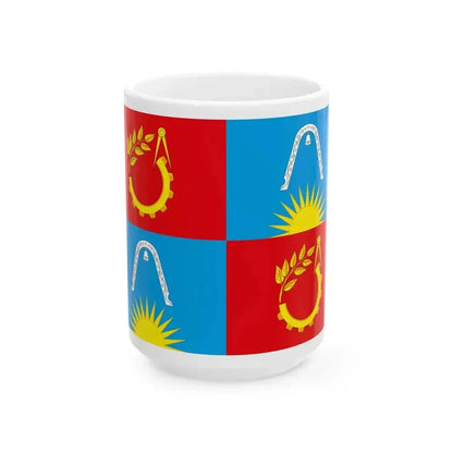 Flag of Balashikha (Russia) White Coffee Mug 15oz - Go Mug Yourself