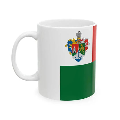 Flag of Balatonlelle (Hungary) White Coffee Mug - Go Mug Yourself
