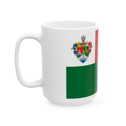 Flag of Balatonlelle (Hungary) White Coffee Mug - Go Mug Yourself