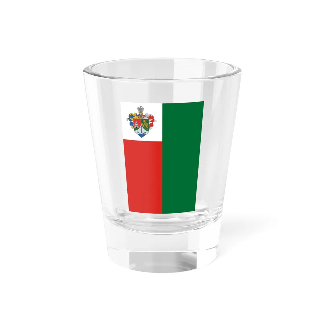 Flag of Balatonlelle vertical (Hungary) Shot Glass 1.5oz 1.5oz - Go Mug Yourself