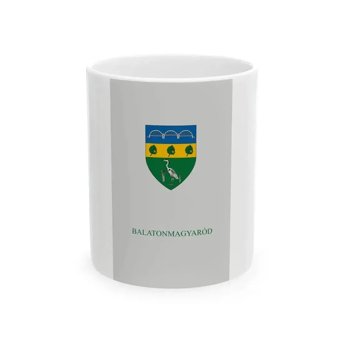 Flag of Balatonmagyarod (Hungary) White Coffee Mug 11oz - Go Mug Yourself