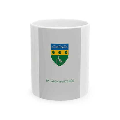 Flag of Balatonmagyarod (Hungary) White Coffee Mug 11oz - Go Mug Yourself