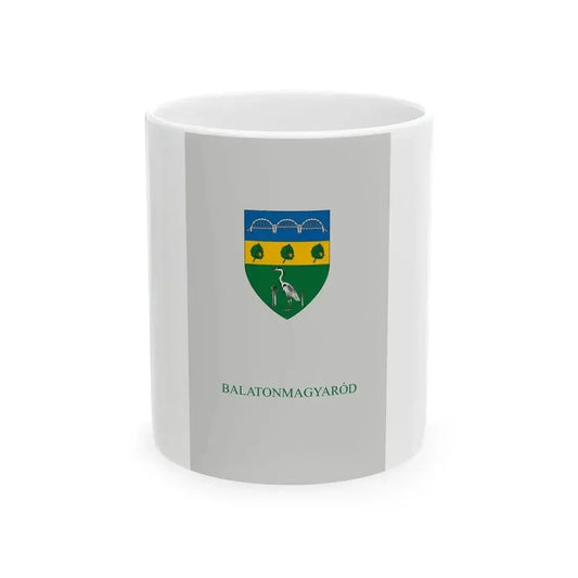 Flag of Balatonmagyarod (Hungary) White Coffee Mug 11oz - Go Mug Yourself