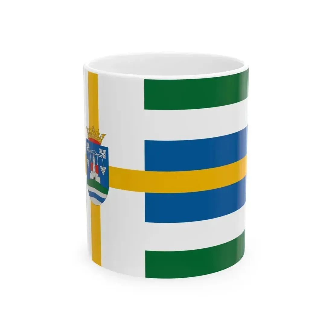 Flag of Balatonszolos (Hungary) White Coffee Mug 11oz - Go Mug Yourself