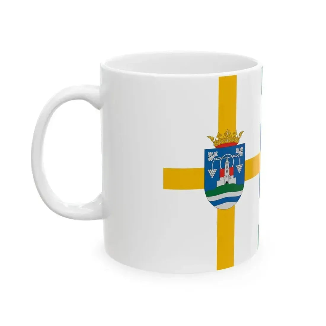 Flag of Balatonszolos (Hungary) White Coffee Mug - Go Mug Yourself