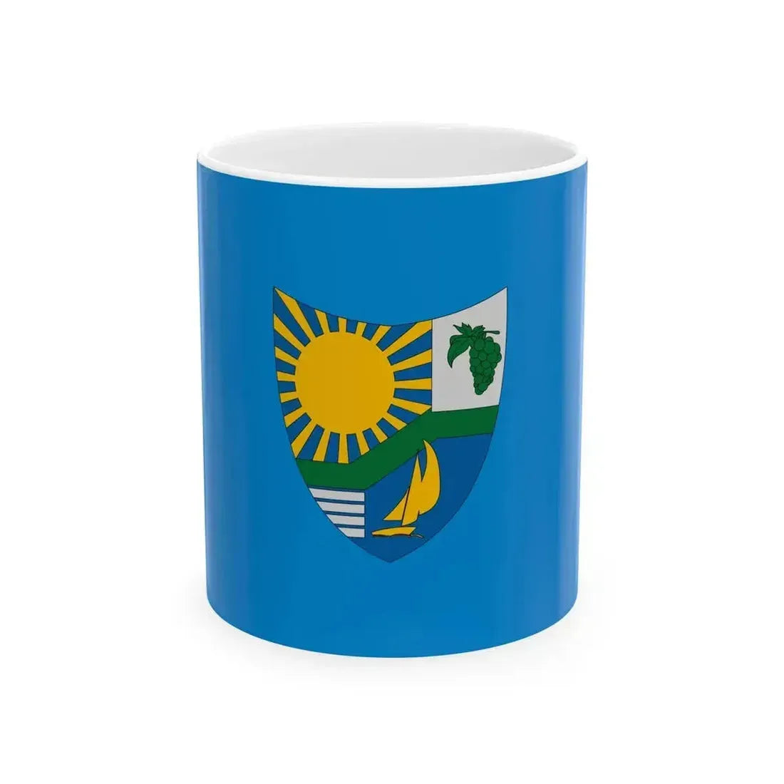 Flag of Balatonvilagos (Hungary) White Coffee Mug 11oz - Go Mug Yourself