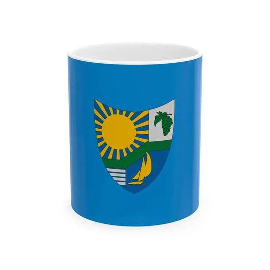 Flag of Balatonvilagos (Hungary) White Coffee Mug 11oz - Go Mug Yourself