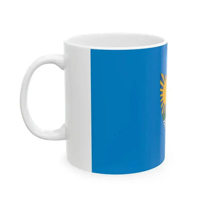 Flag of Balatonvilagos (Hungary) White Coffee Mug - Go Mug Yourself